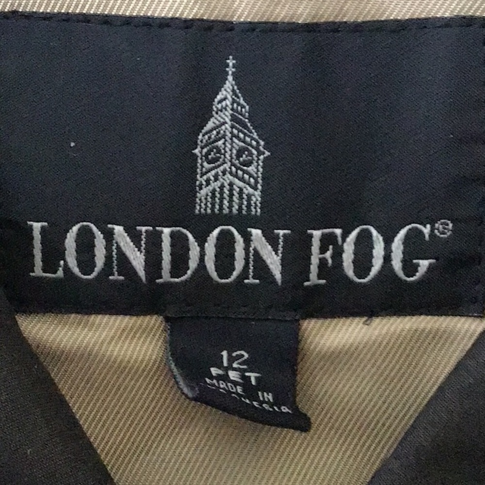 🌦London Fog sz 12P lined rain coat🌦